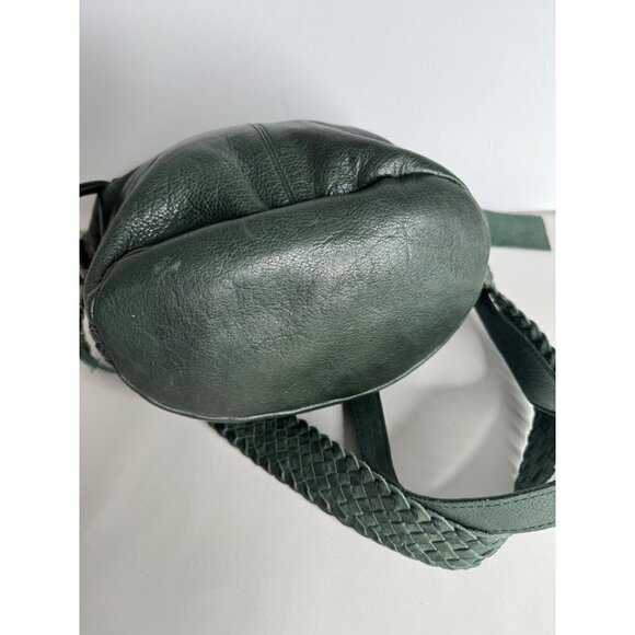 Anthropologie Latigo Leathers Green Nel Crossbody Bag NEW - Picture 7 of 8